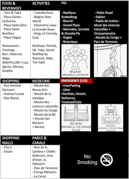 Penthouse Duplex Cosy 2 Chambres Au Coeur De Bruxelles Εξωτερικό φωτογραφία